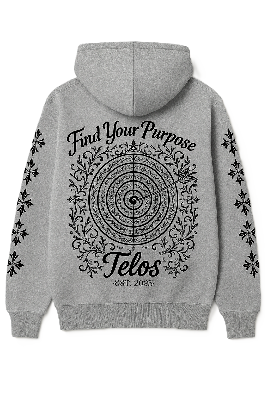 Telos Original Grey Hoodie
