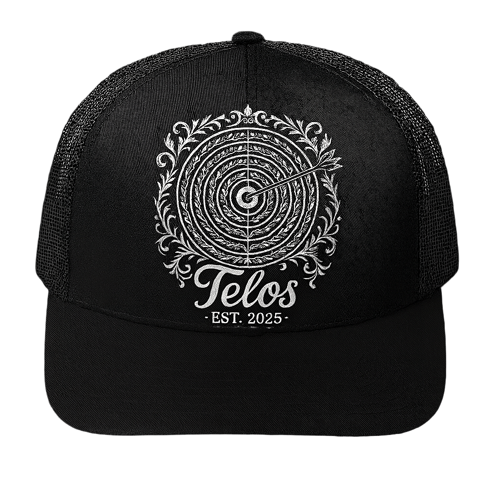 Telos Original Black Trucker Cap